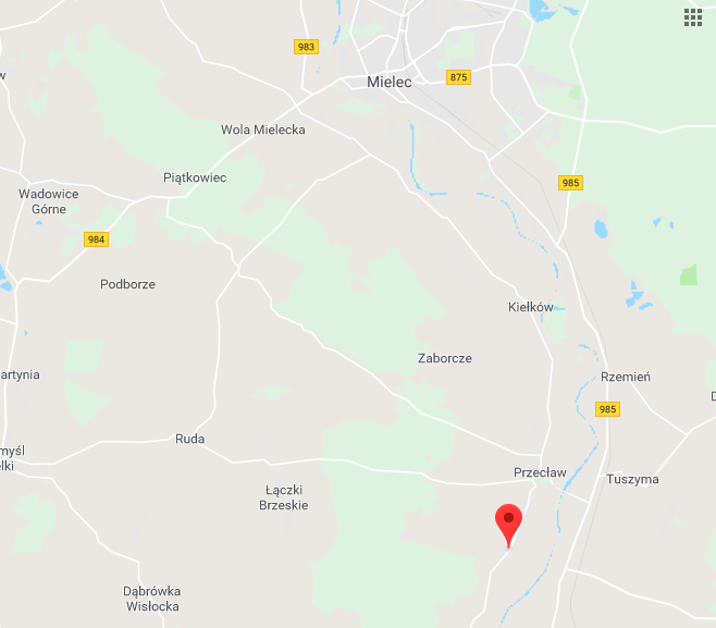 mapa dojazdu